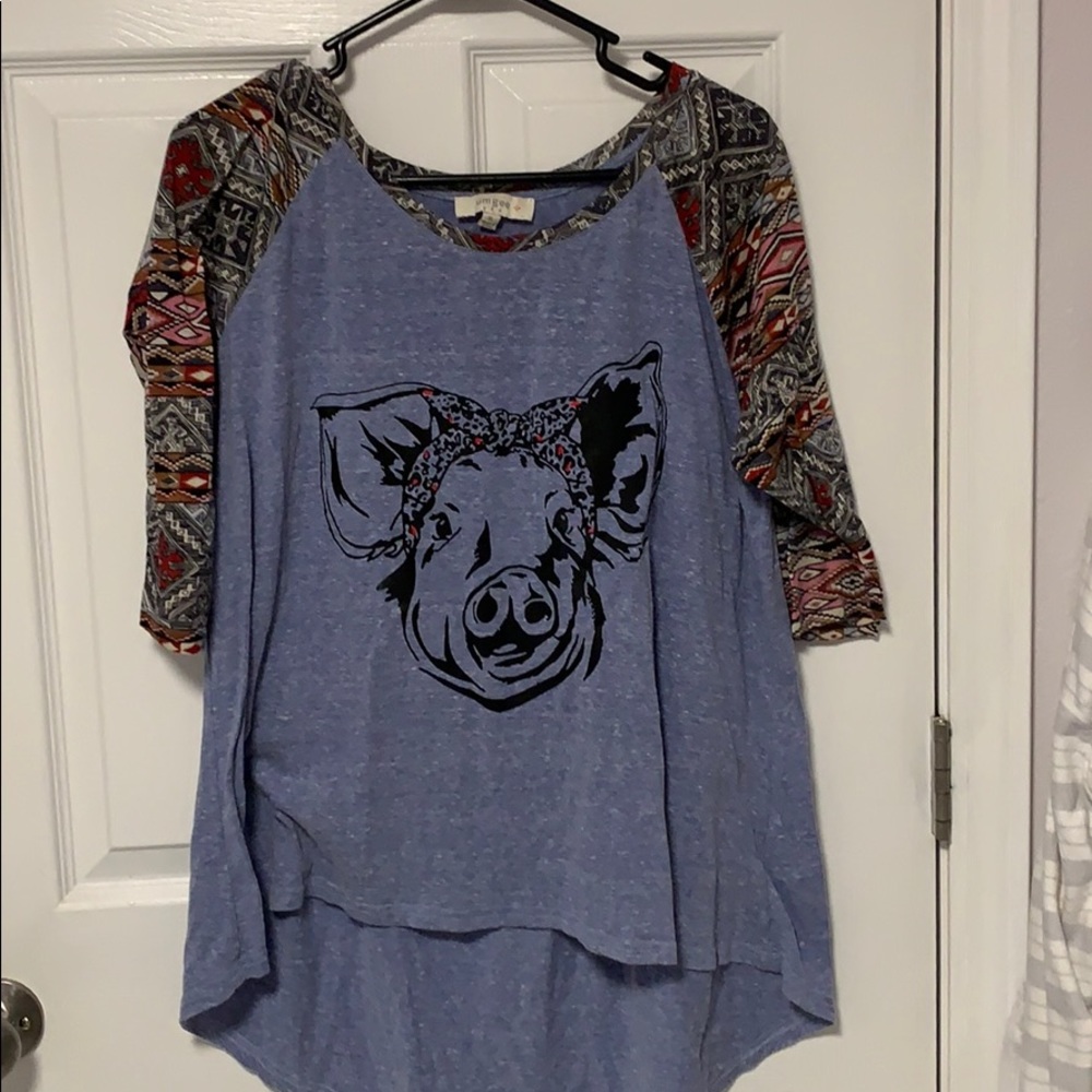Pig tunic Aztec size xl